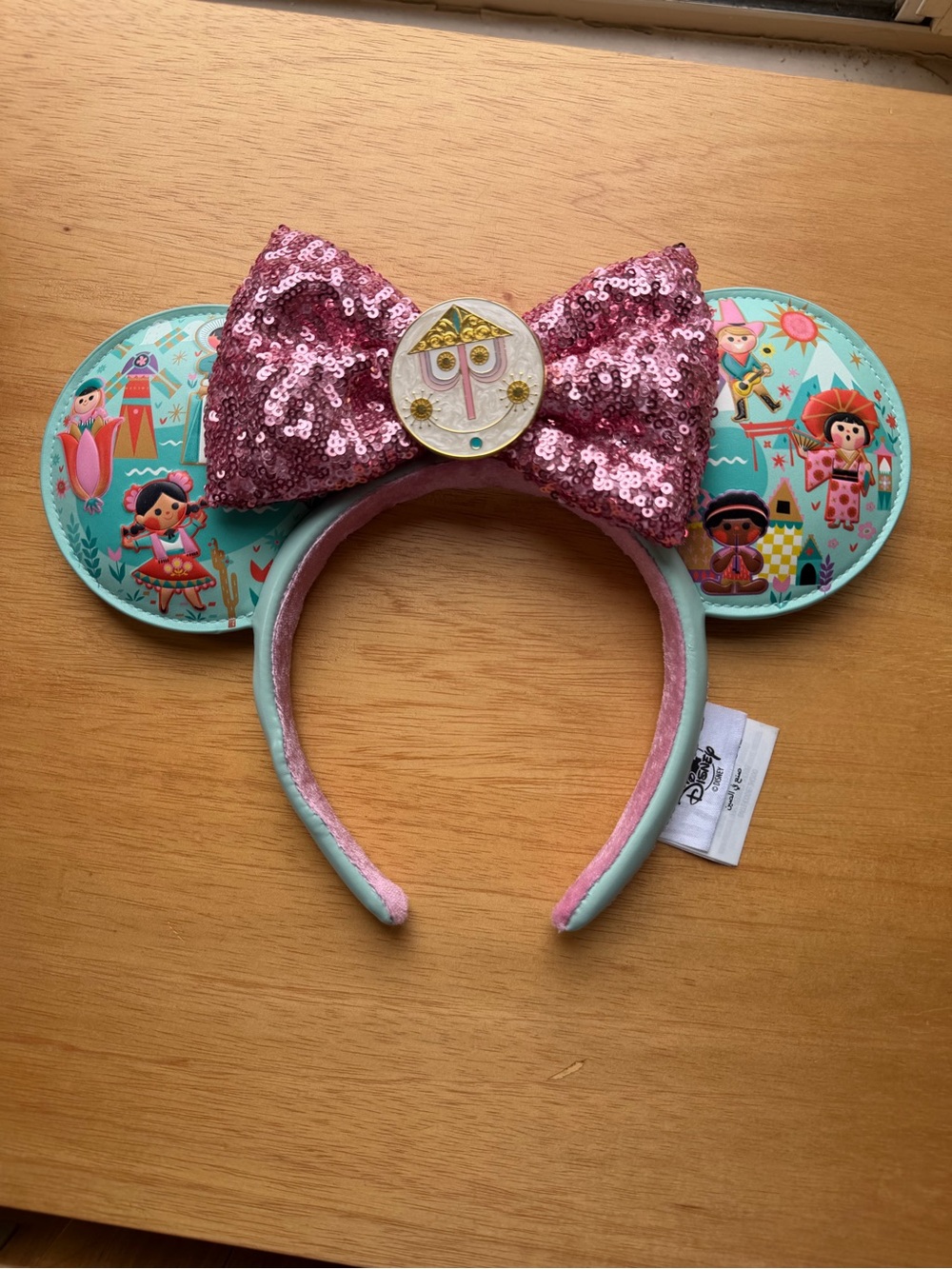Disney Parks It's a Small World Minnie Mouse ears